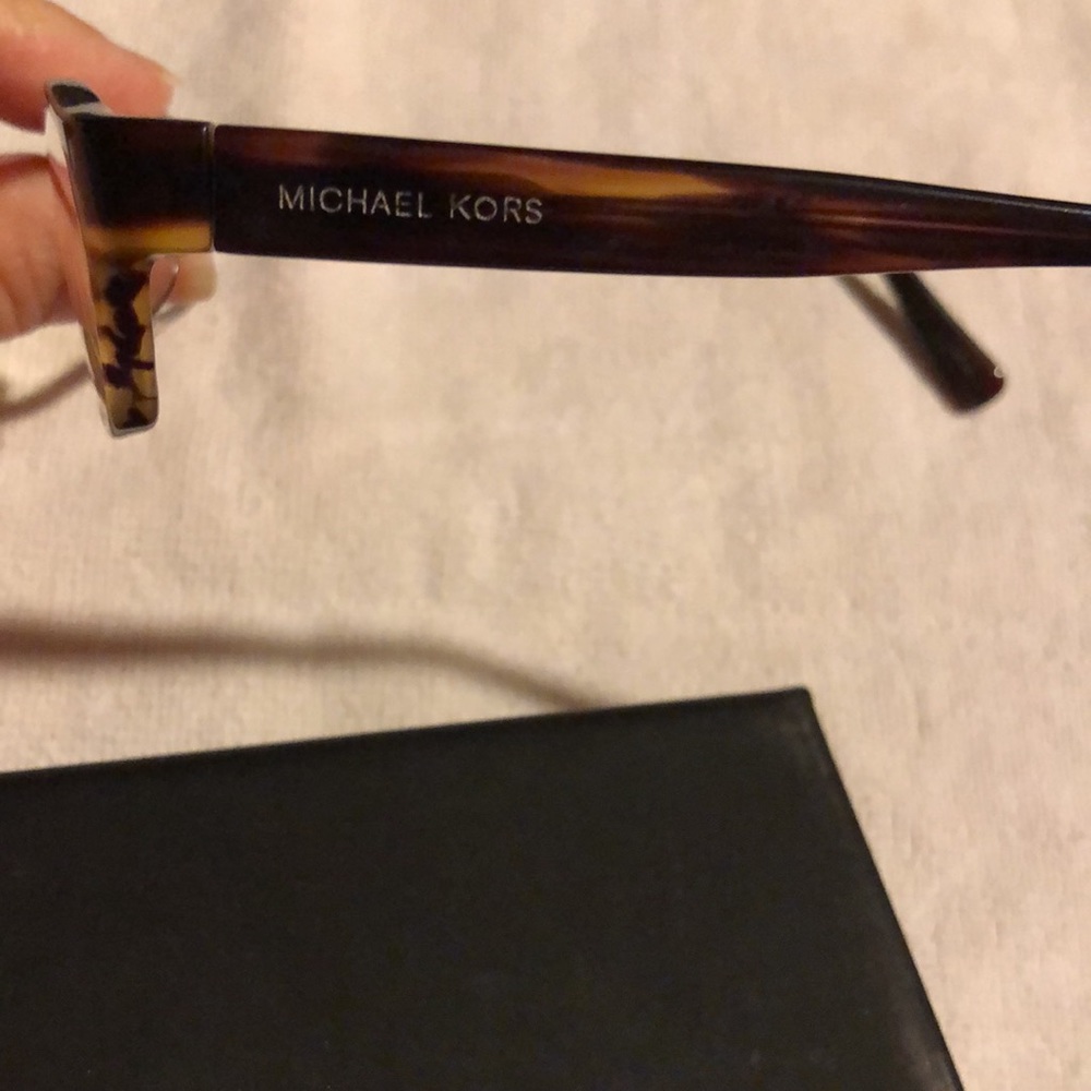 Michael Kors Classic Brown Rectangular Glasses - image 4